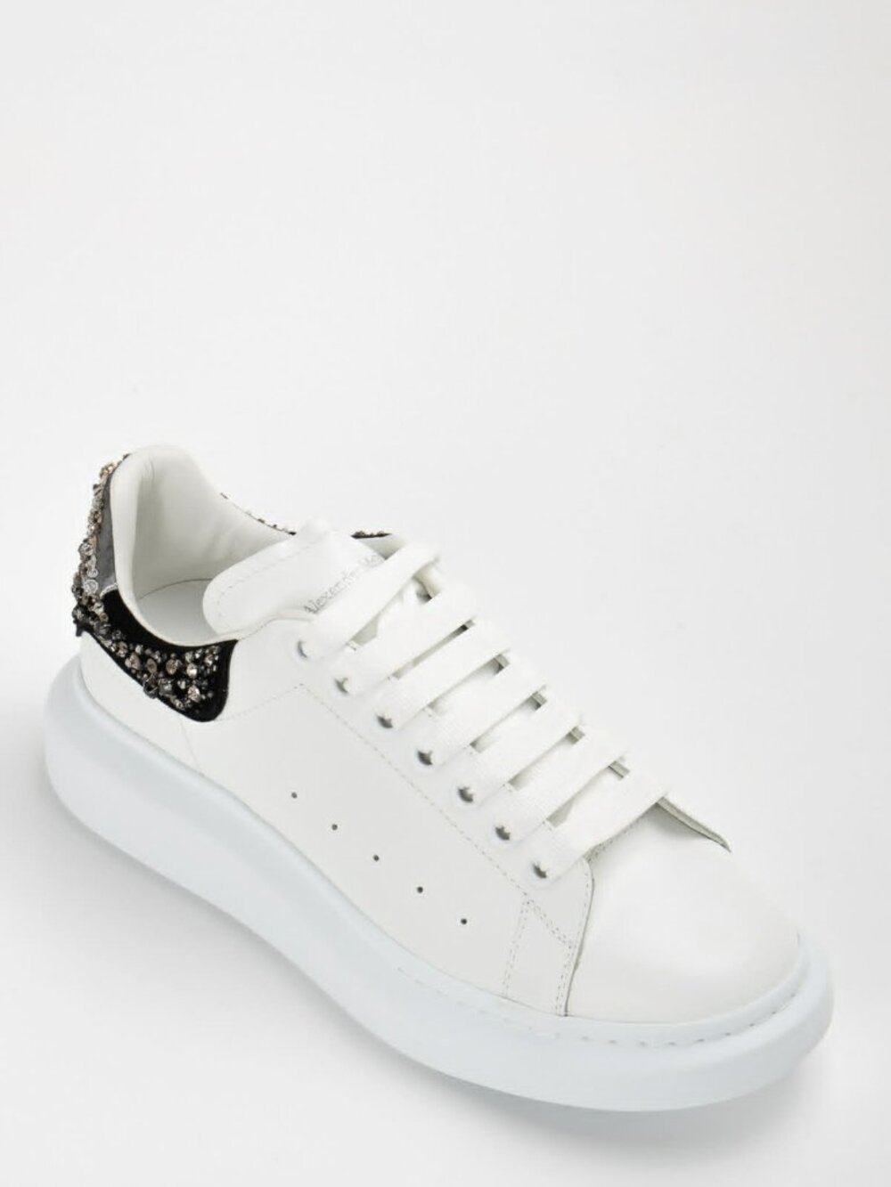 Alexander McQueen Larry Sneaker Men's EU 44.5 White w/ Gradient Black Embellishe